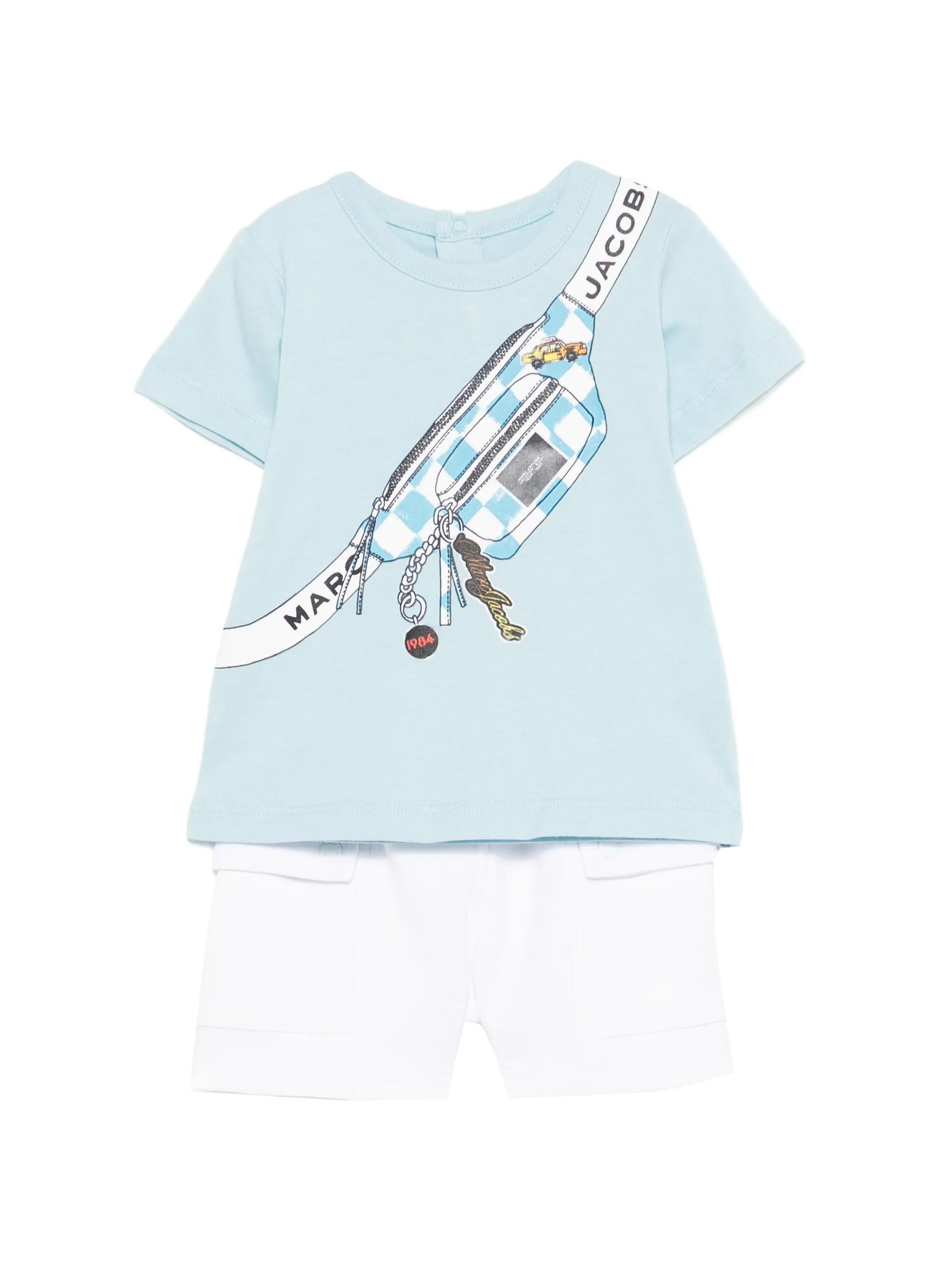Completo con pataloncini bianchi W60816 77BA MARC JACOBS 