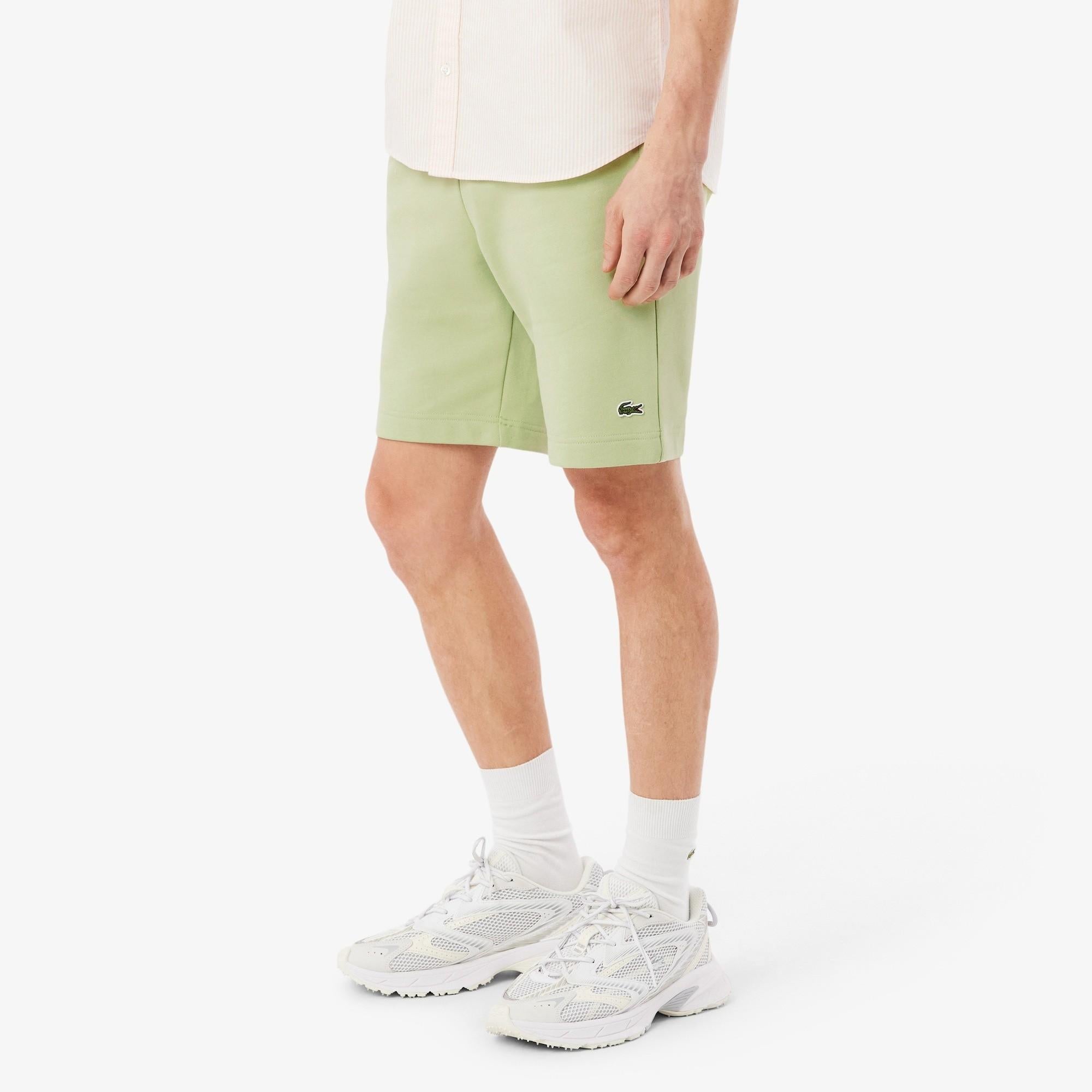 Shorts in tessuto felpato regular fit GH9860 UYB LACOSTE 