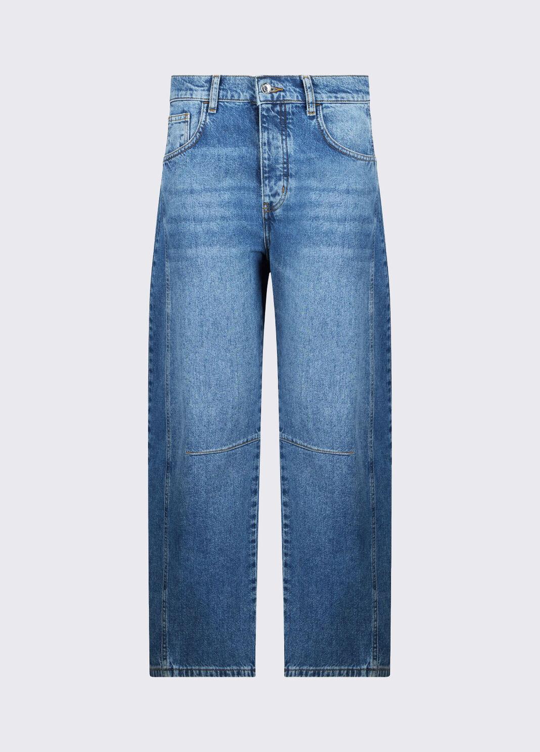 Jeans balloon a vita bassa UA6113D4854 78976 LIU JO BLUE DENIM 