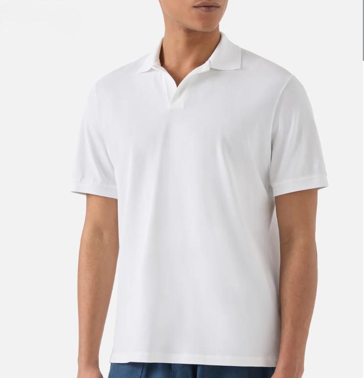 Polo Charles in piquet di cotone CHS0001 00123L MC2 SAINT BARTH 