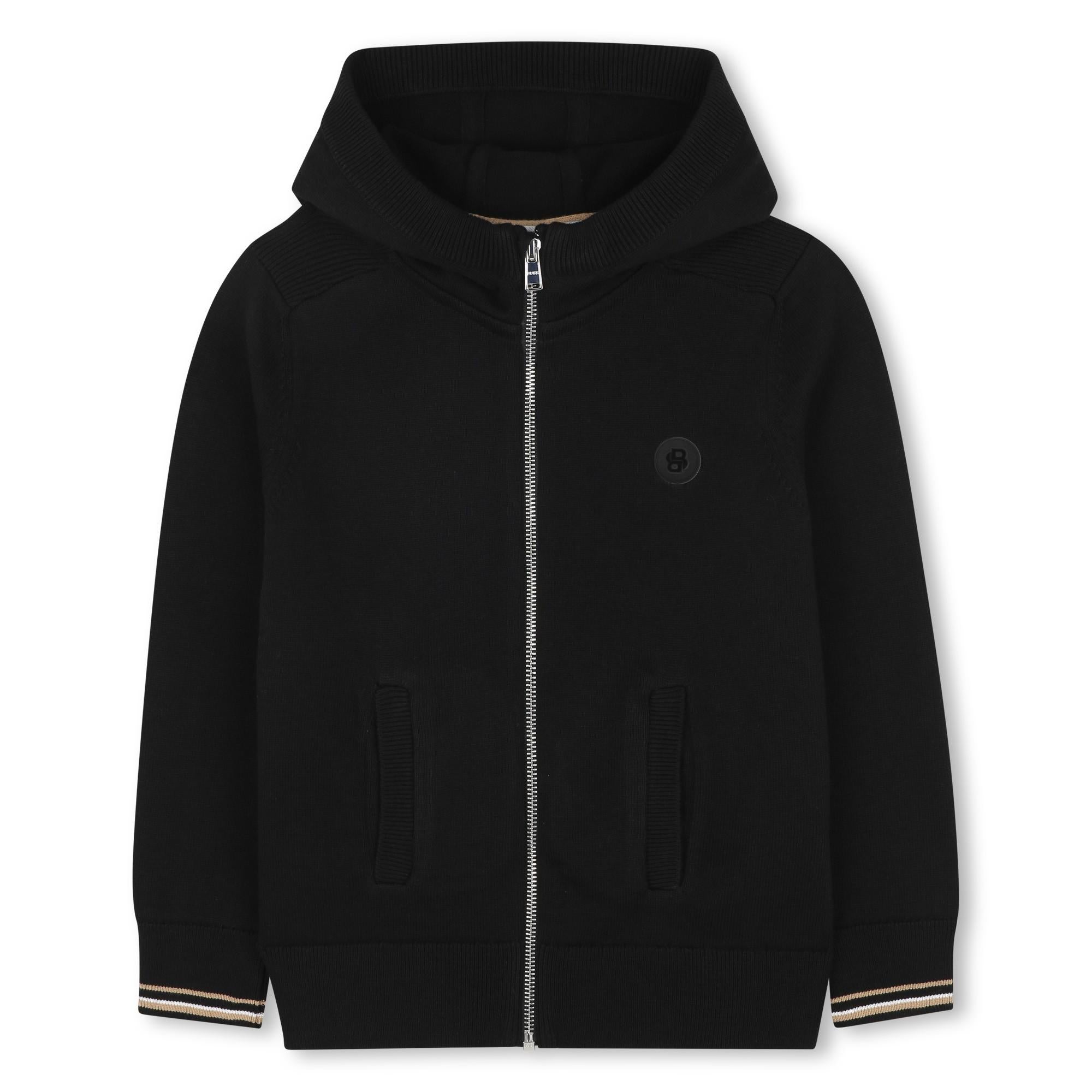 Cardigan con cappuccio J52309 09B BOSS 