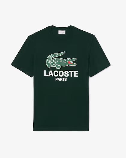 T-shirt in cotone stampato TH5634 YZP LACOSTE 