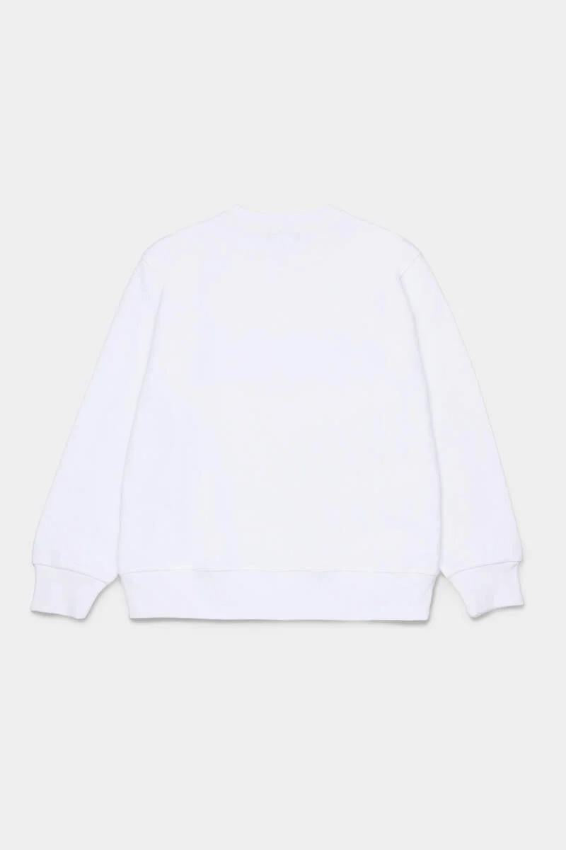 Felpa girocollo con logo DSQ2 DQ3187D0AGW DQ100 DSQUARED2 