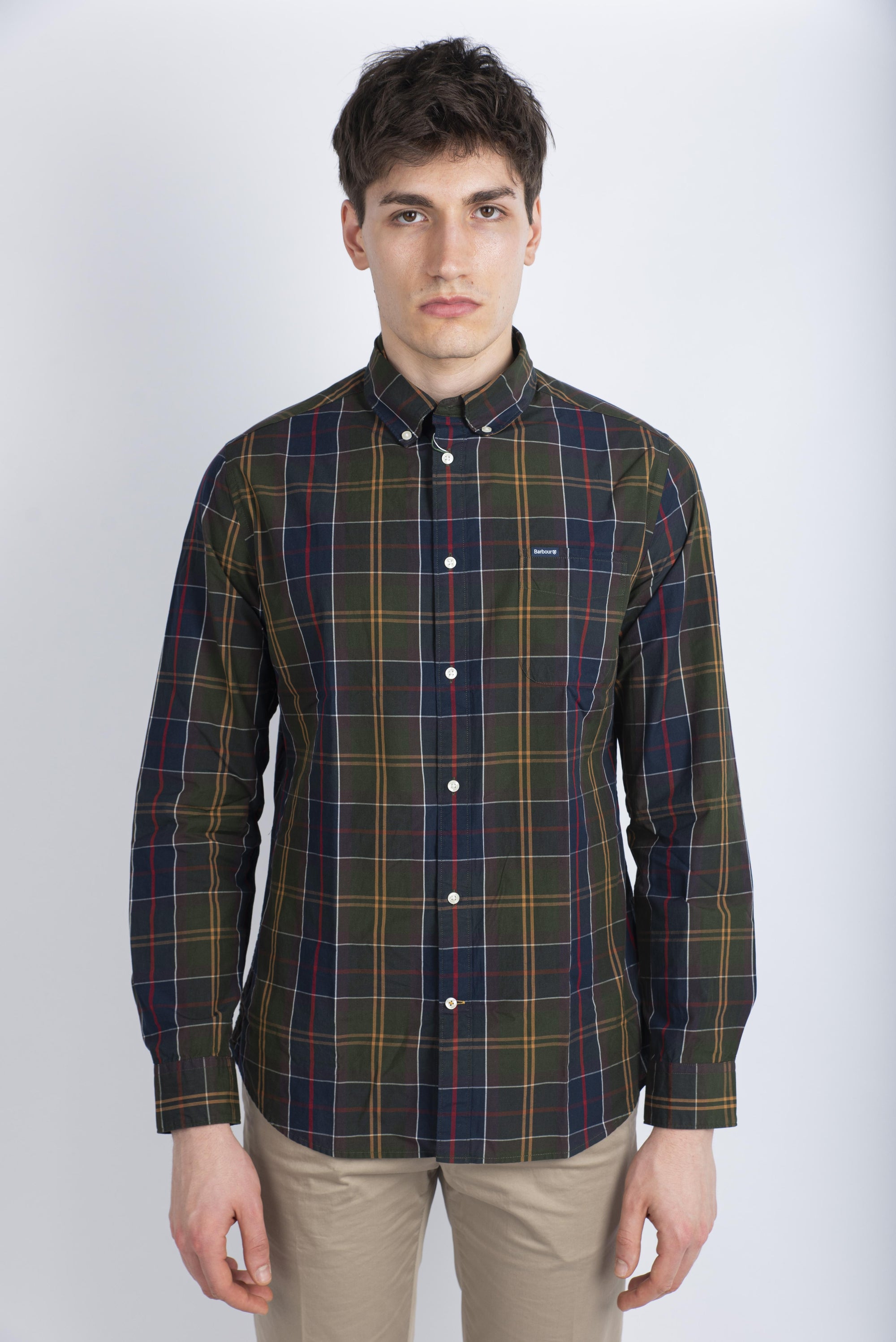 Camicia a maniche lunghe Laggon in tartan con vestibilità comoda Classic Barbour MSH5583 TN11 BARBOUR 