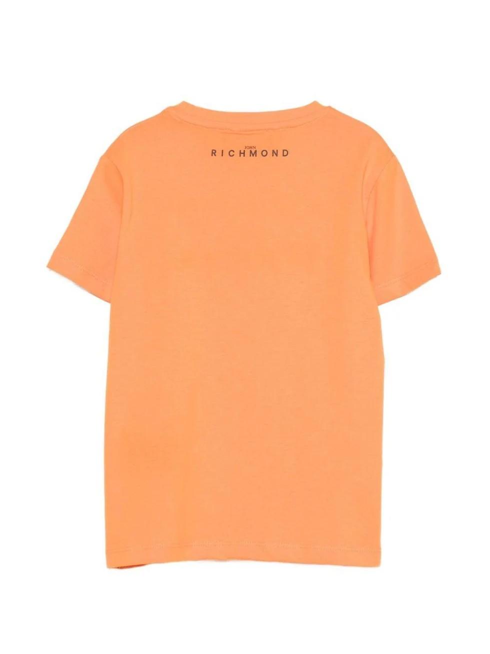T-shirt con logo sul davanti RBP26008TS ORANGEPEEL RICHMOND 