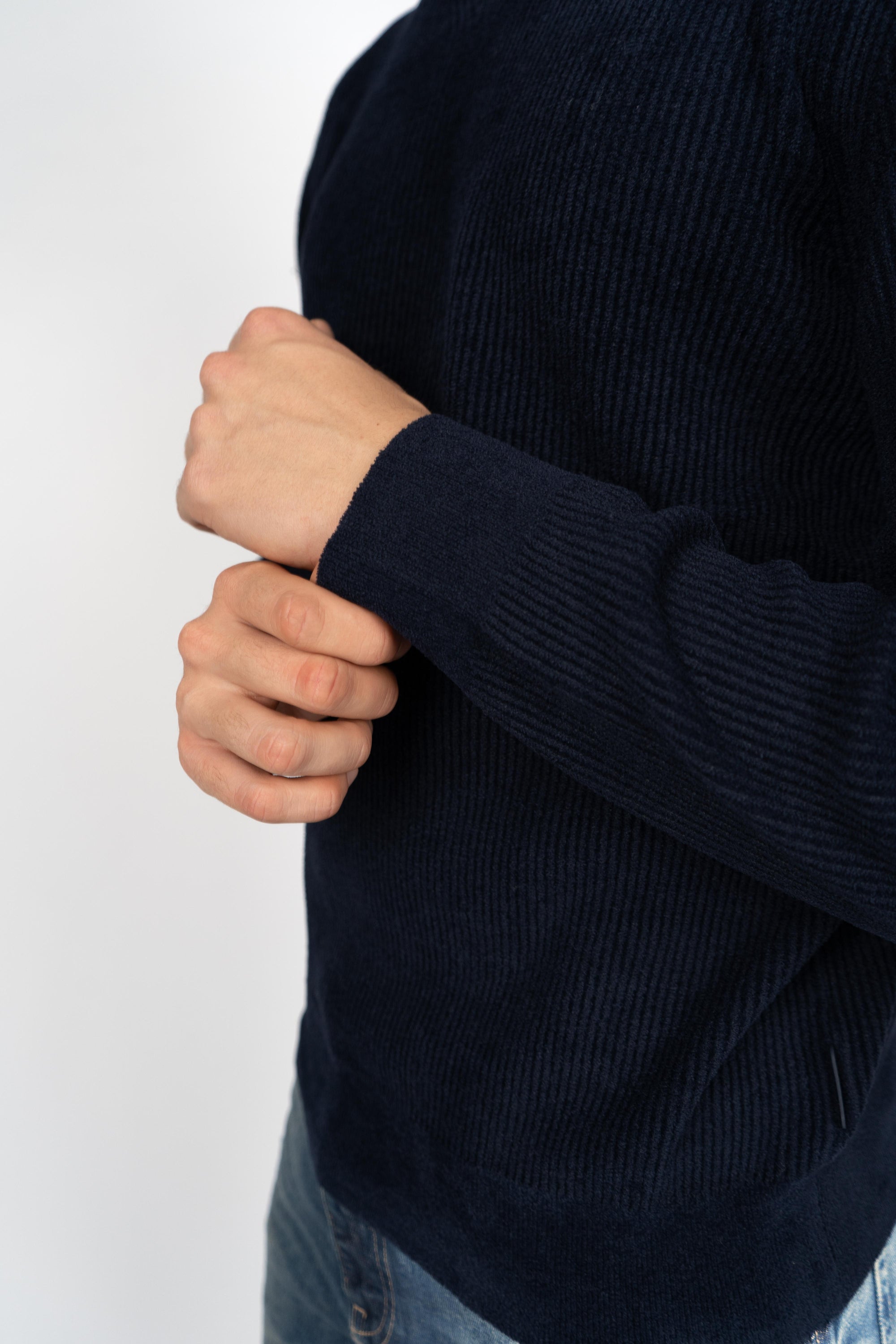 Maglione regular fit con lavorazione effetto velluto a coste 50549989 404 BOSS 