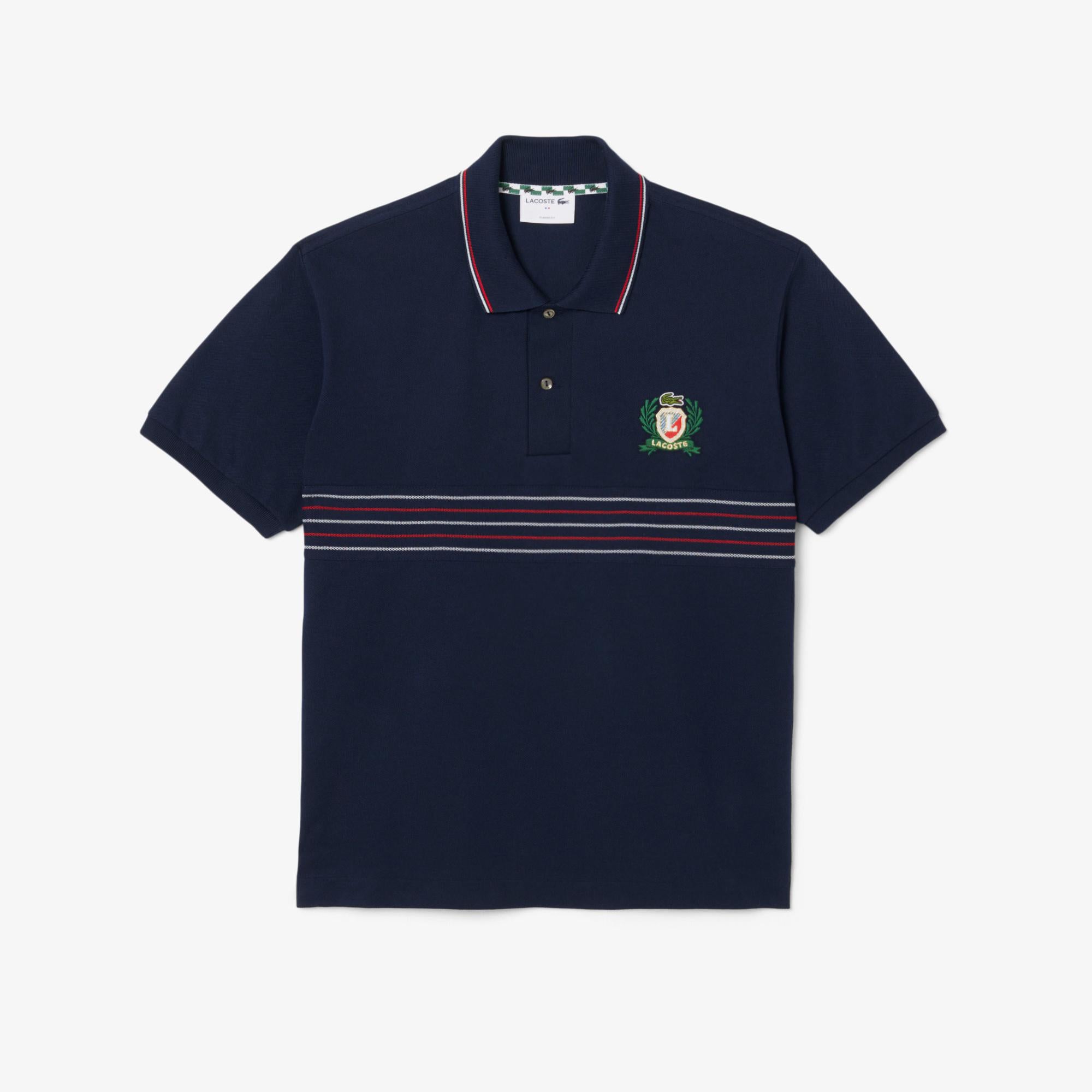 Polo con stemma ricamato PH0037 166 LACOSTE 