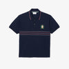 Polo con stemma ricamato