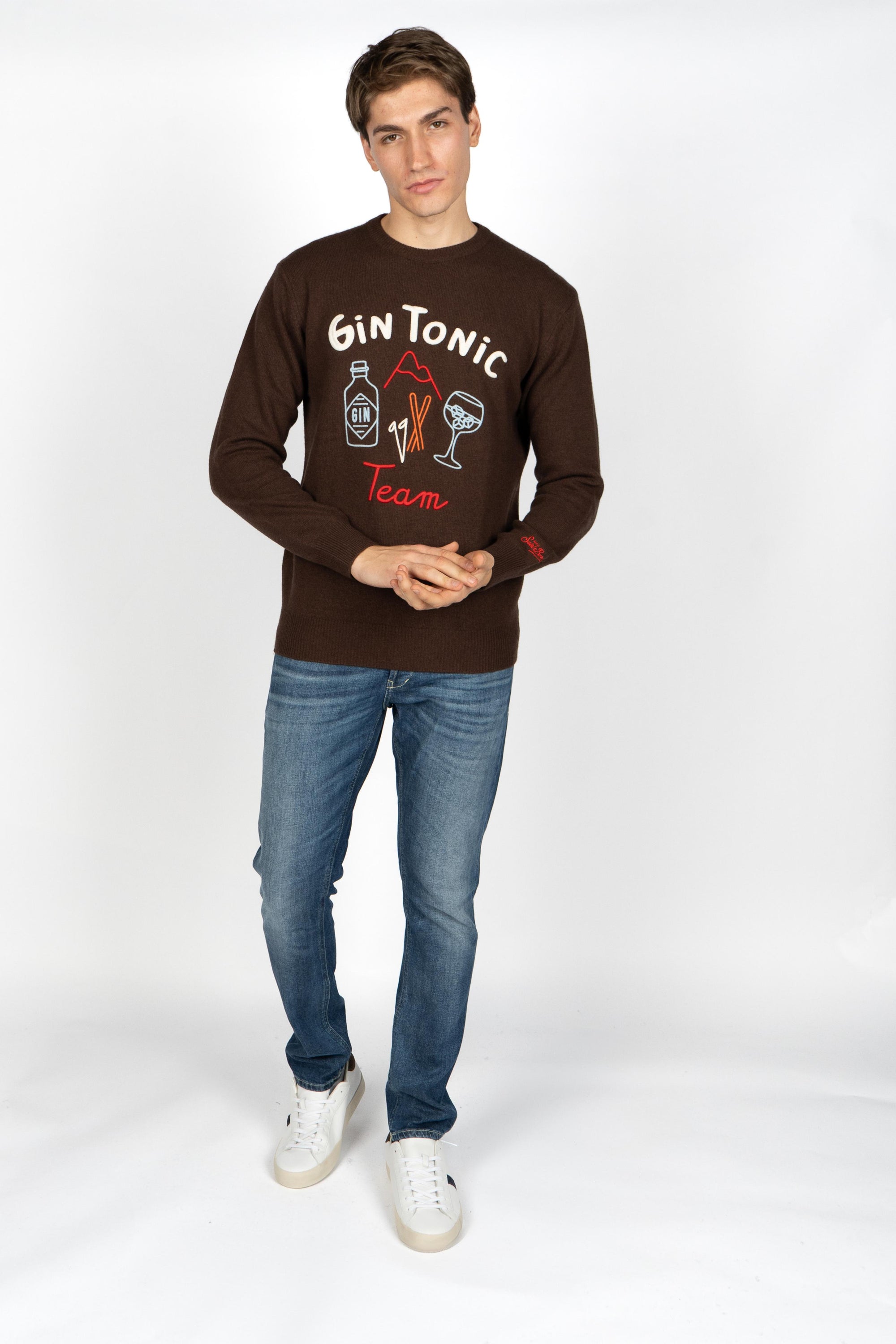 Maglione in misto cashmere Heron Gin Tonic HER0001 00320I MC2 SAINT BARTH 