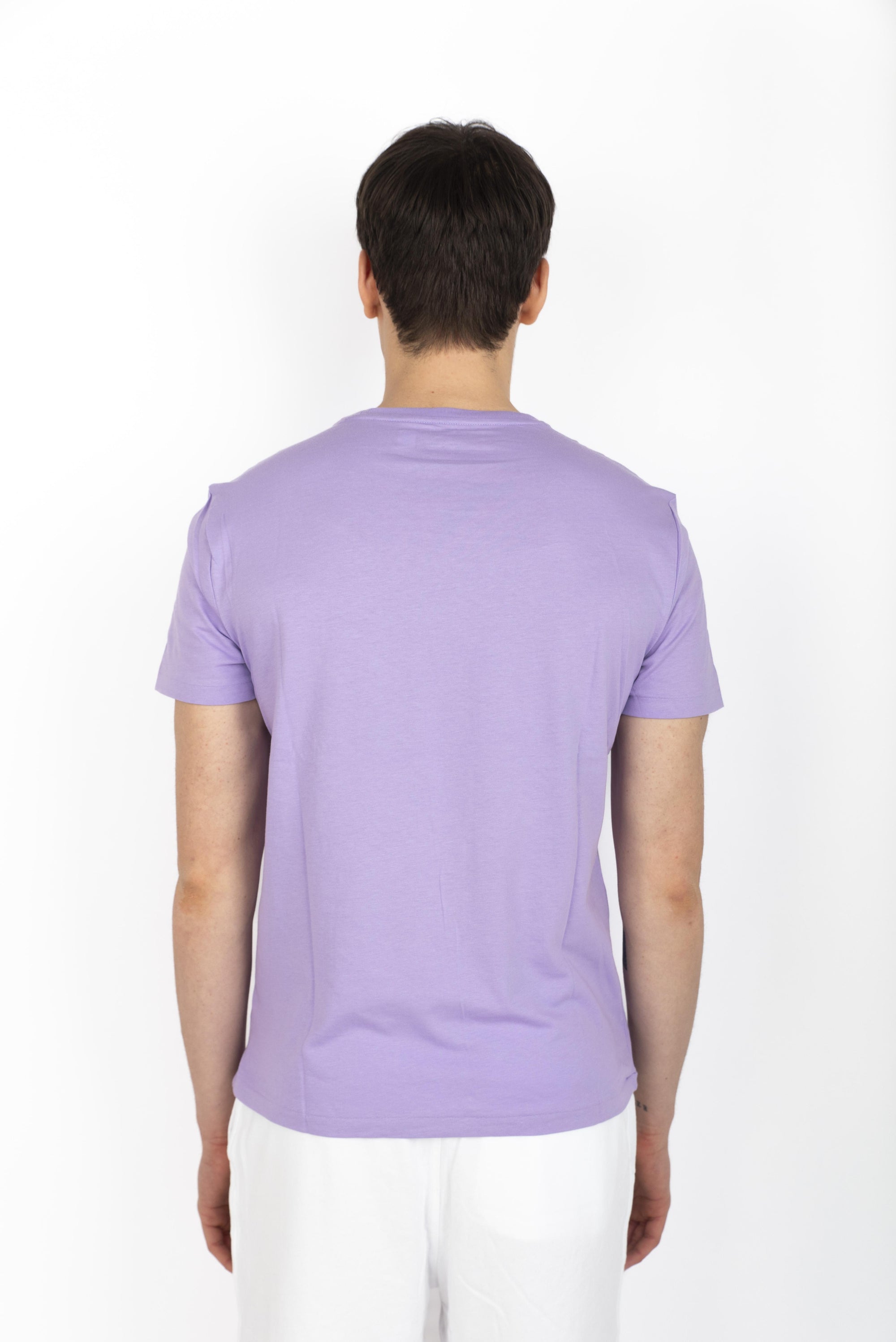 Maglietta in jersey Custom Slim-Fit light lilac 710671438 416 POLO RALPH LAUREN 