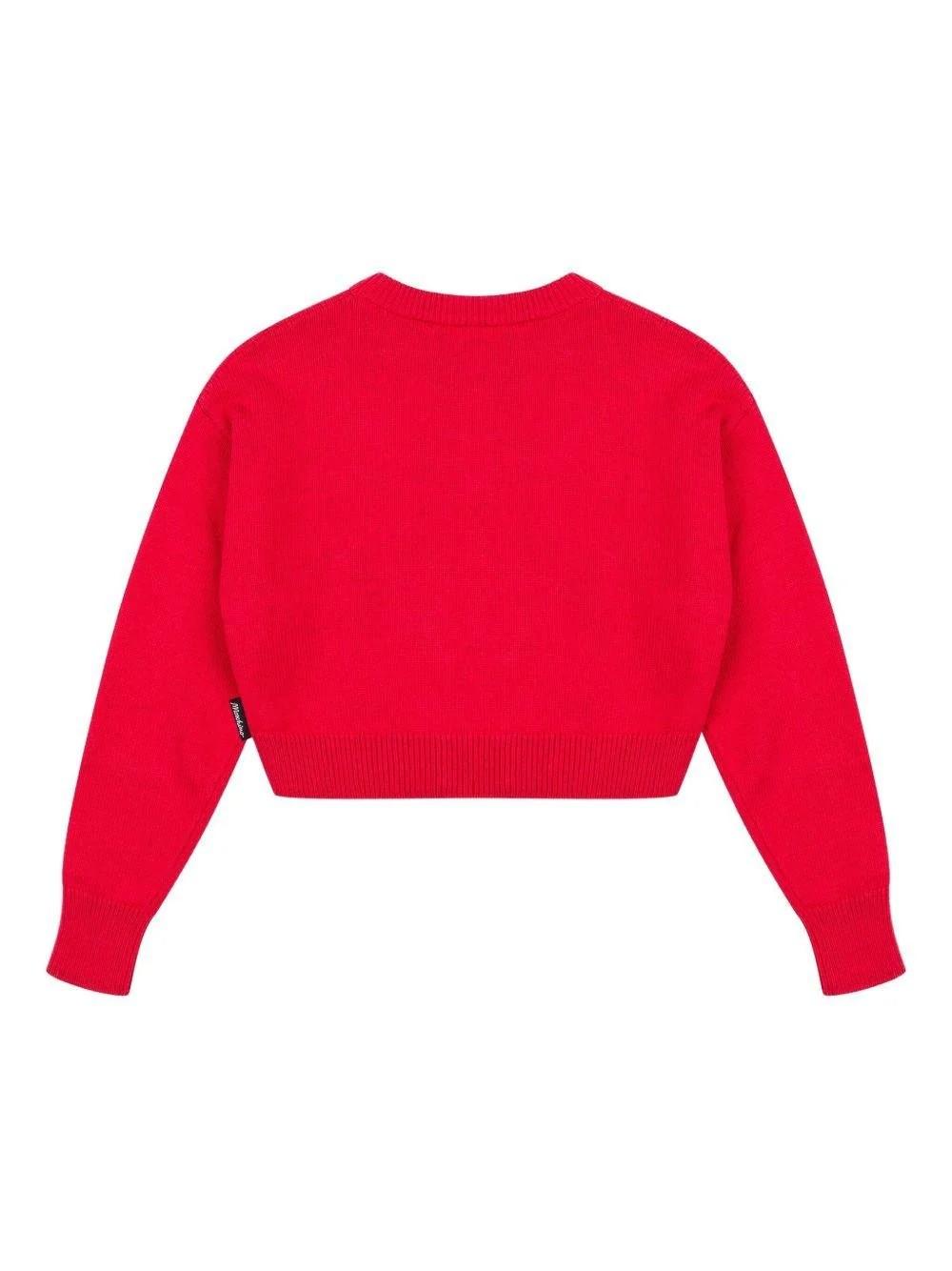 Maglione con motivo Teddy Bear HDW029LHE66 50109A MOSCHINO KID 