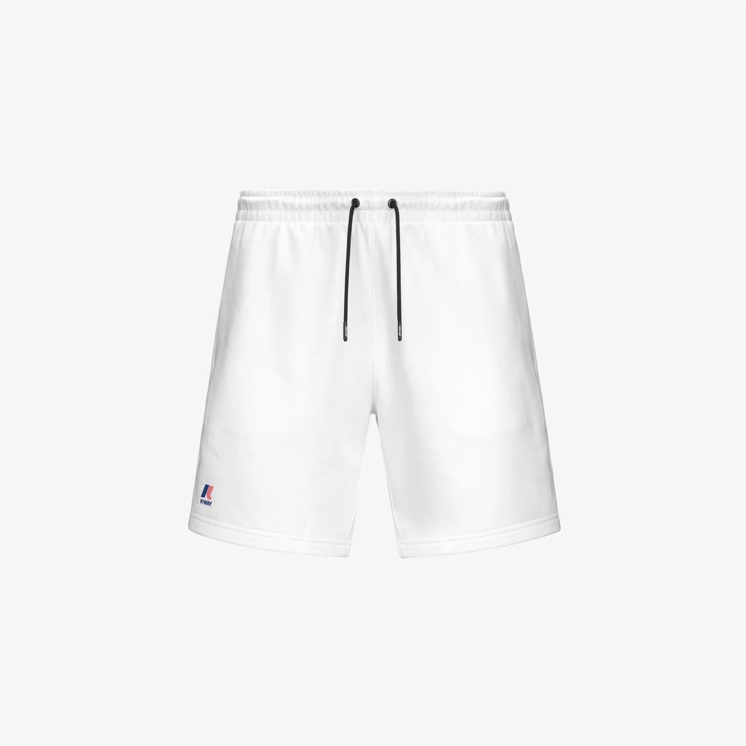 Pantaloncini sportivi unisex con elastico in vita bianco K51225W 001 K-WAY 