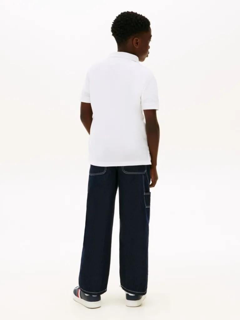 Regular fit textured polo shirt KB0KB10231T YBR TOMMY HILFIGER 