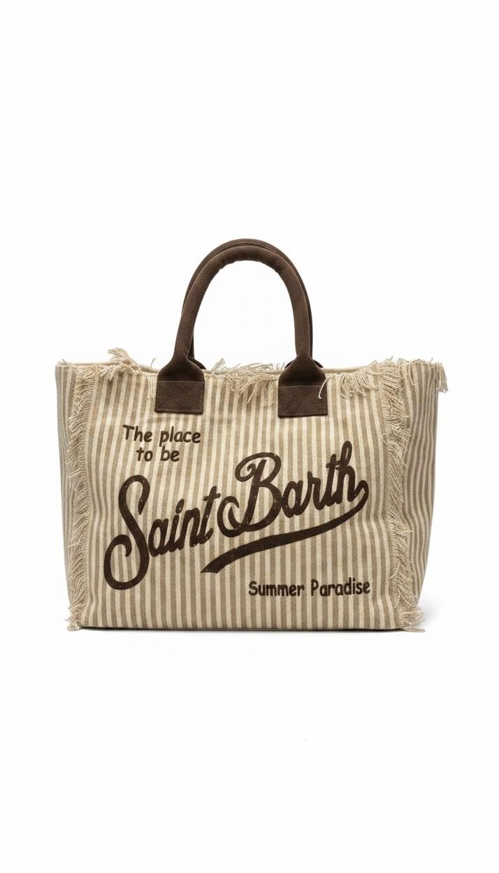 Borsa a spalla Vanity in canvas VANI001 03450L MC2 SAINT BARTH 