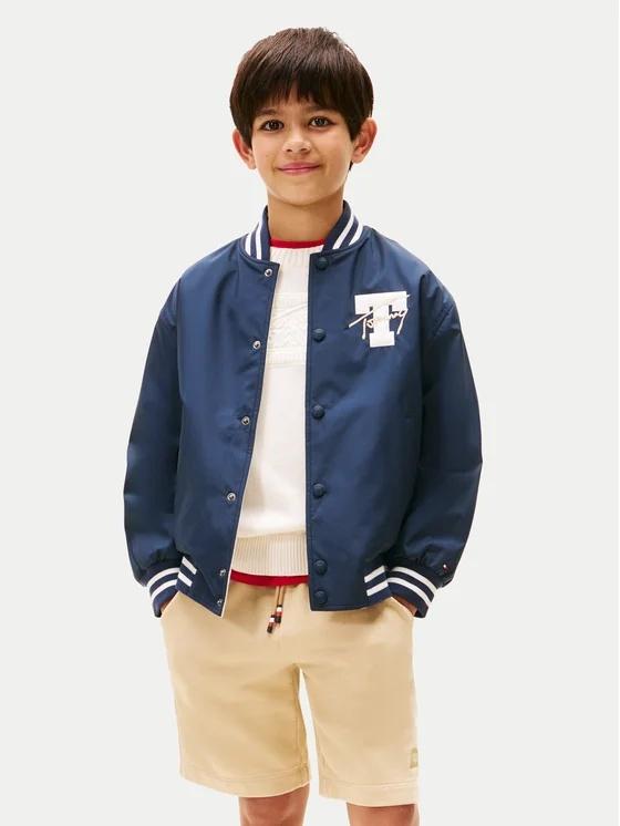 Bomber relaxed fit reversibile con logo THKB0KB09740J C1G TOMMY HILFIGER 