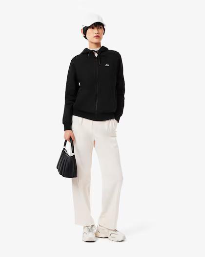 Felpa con cappuccio in pile con zip SF5256 031 LACOSTE 