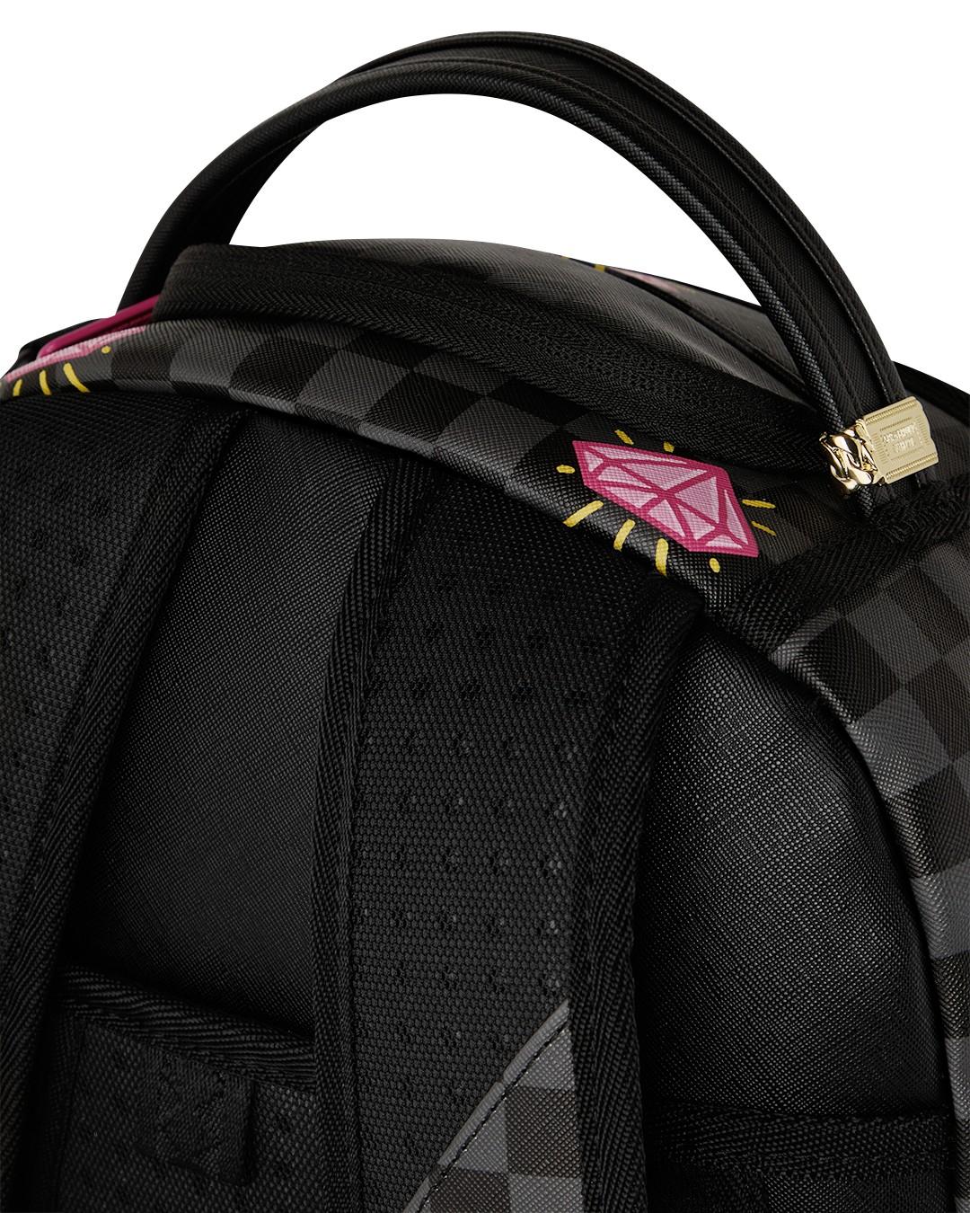 Pink panther drippy diamonds backpack 910B8790 NSZ SPRAYGROUND 
