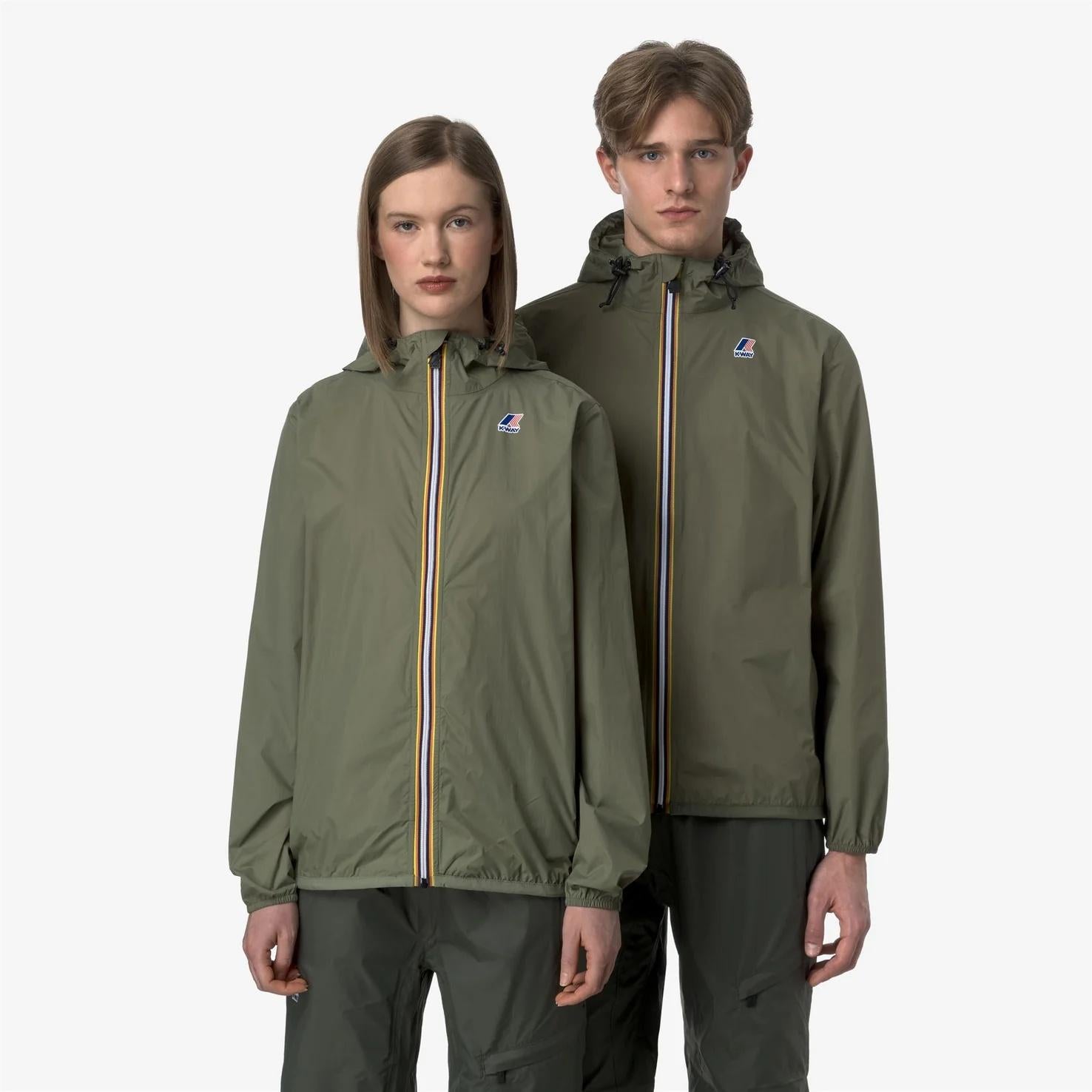 Giacca verde unisex ripiegabile K2123ZW V15 K-WAY 