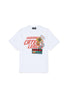 T-shirt con logo e applicazioni patch