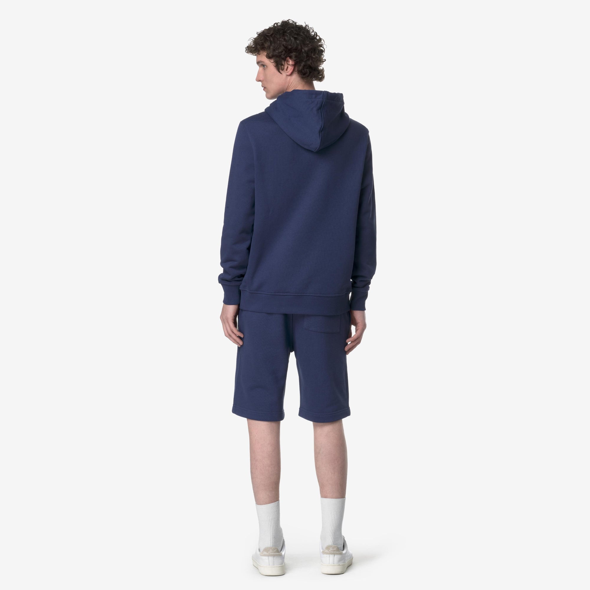 Bermuda da Uomo Sportivi in French Terry Blu con Tasche K1151SW 867 K-WAY 