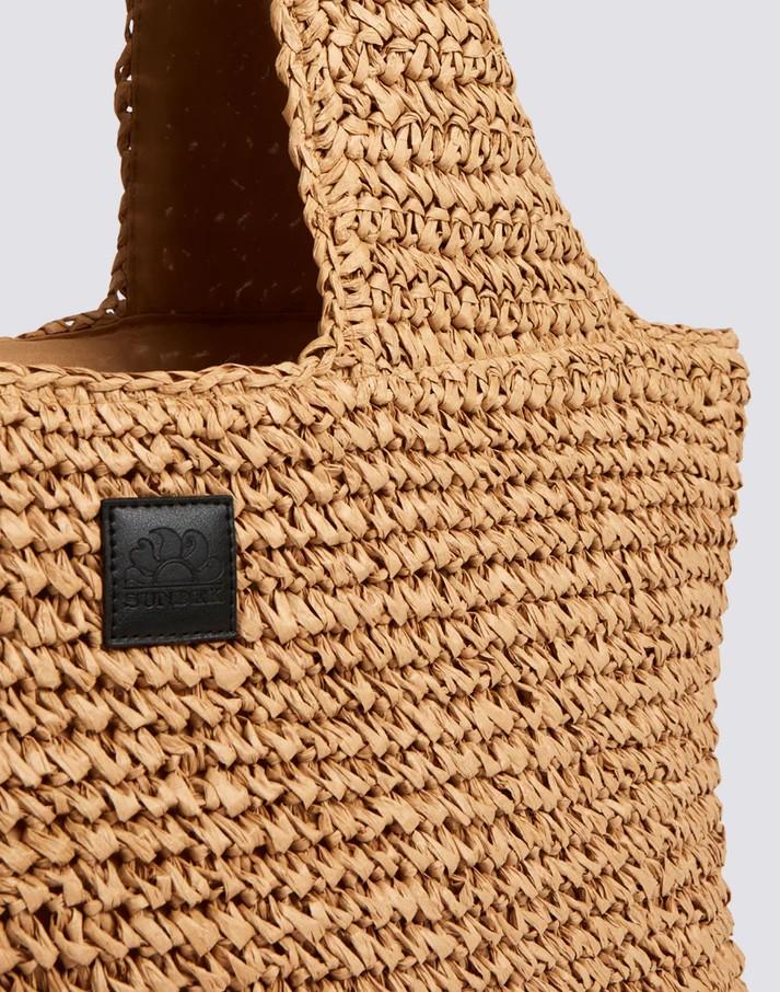 Maxi borsa in paper straw AW714ABPA100 13000 SUNDEK 