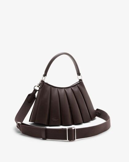 Borsa piccola in pelle Lenglen coffee bean NU5011 R29 LACOSTE ACCESSORI 