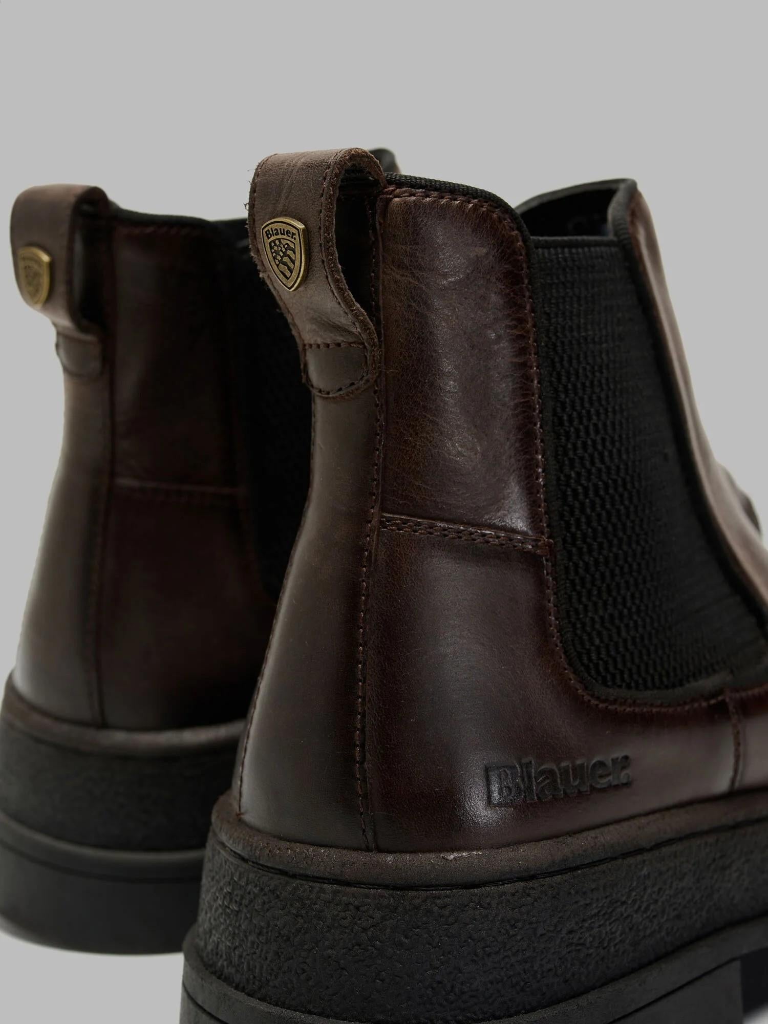 Stivaletto Chelsea Iuka02-Lea F5IUKA02LEA DKB BLAUER SHOES 