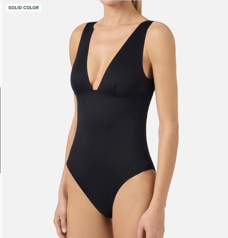 Costume intero Calliope in tessuto tecnico nero CAI001 00017L MC2 SAINT BARTH 