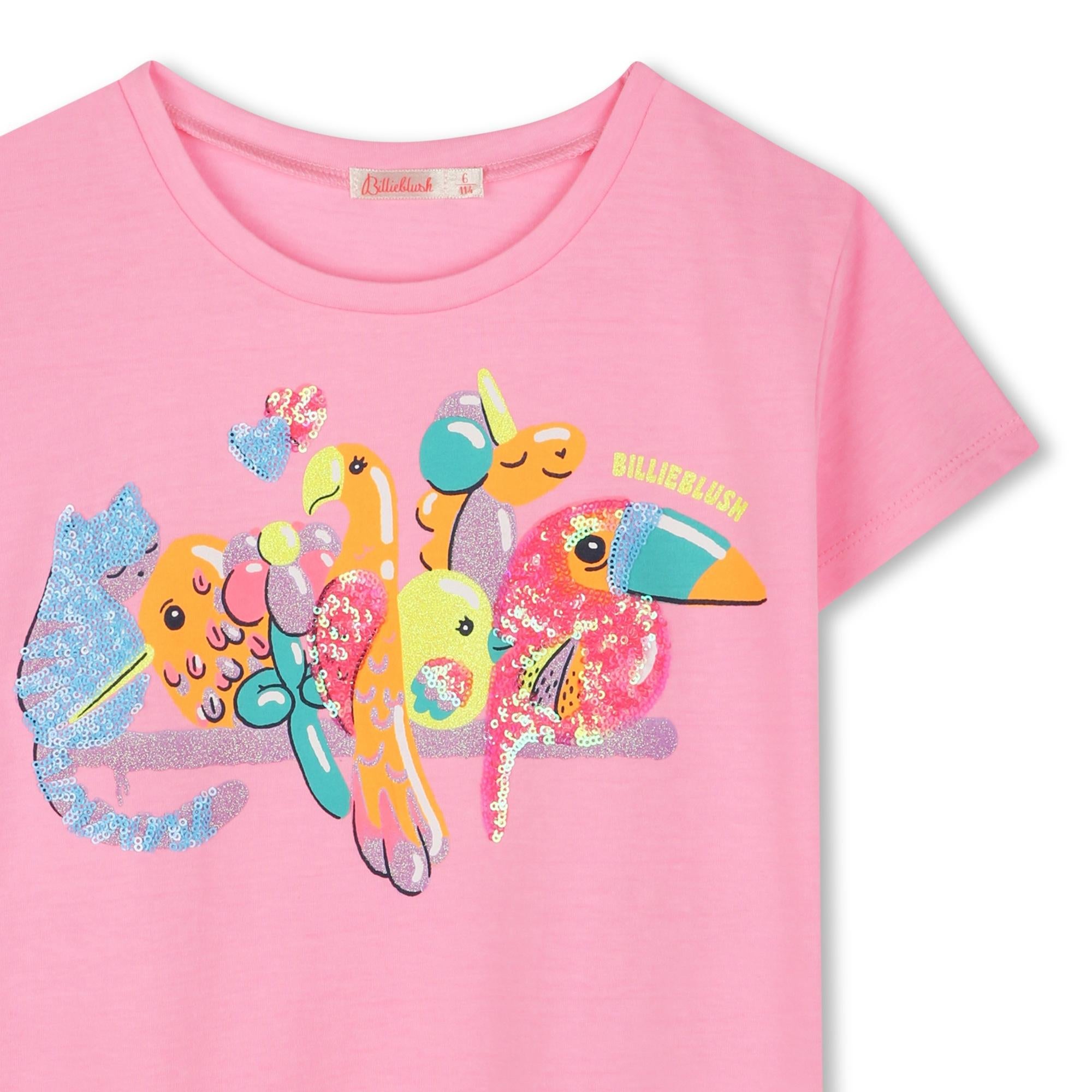 T-shirt con stampa fantasia animali U21058 462 BILLIEBLUSH 