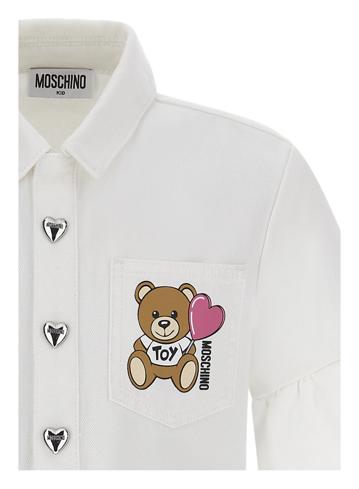 Abito in cotone Teddy Bear HAV0EMLOA14 10063 MOSCHINO KID 