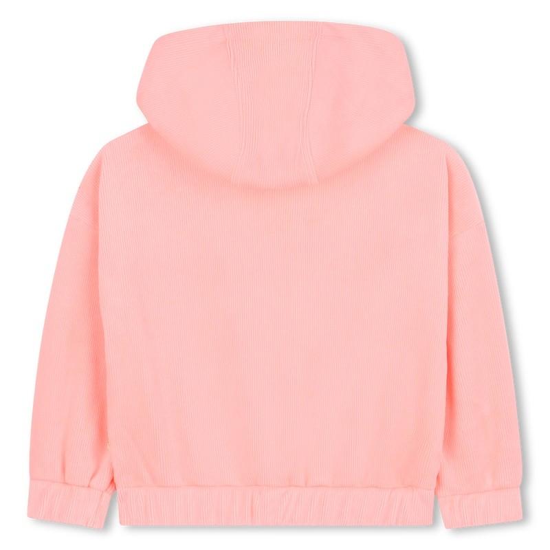 Cardigan con cappuccio U21604 408 BILLIEBLUSH 