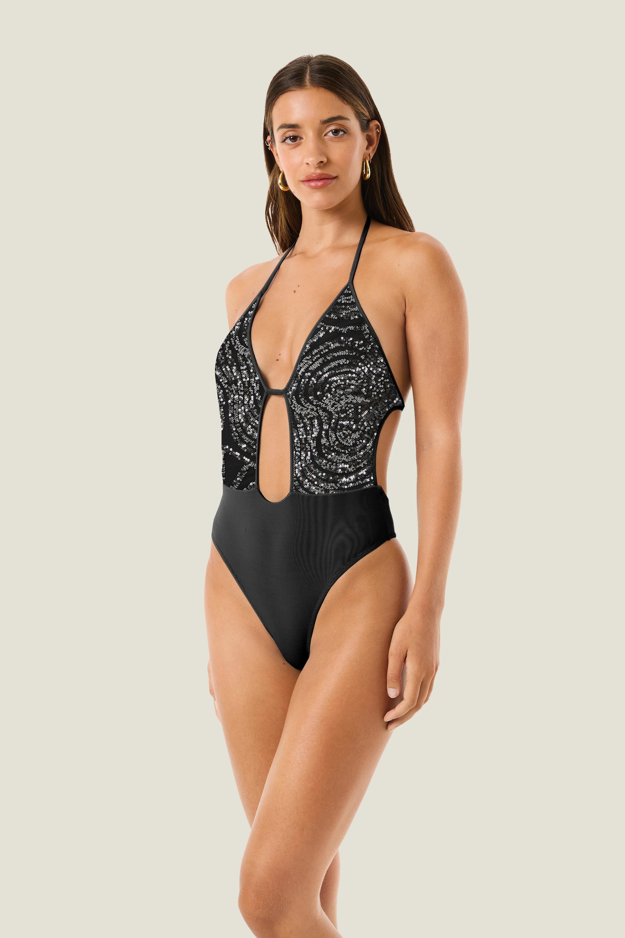 Costume intero paillettes luxury resort 126WBWIN5718 200 4GIVENESS 