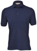 Polo piquet vintage collo francese navy