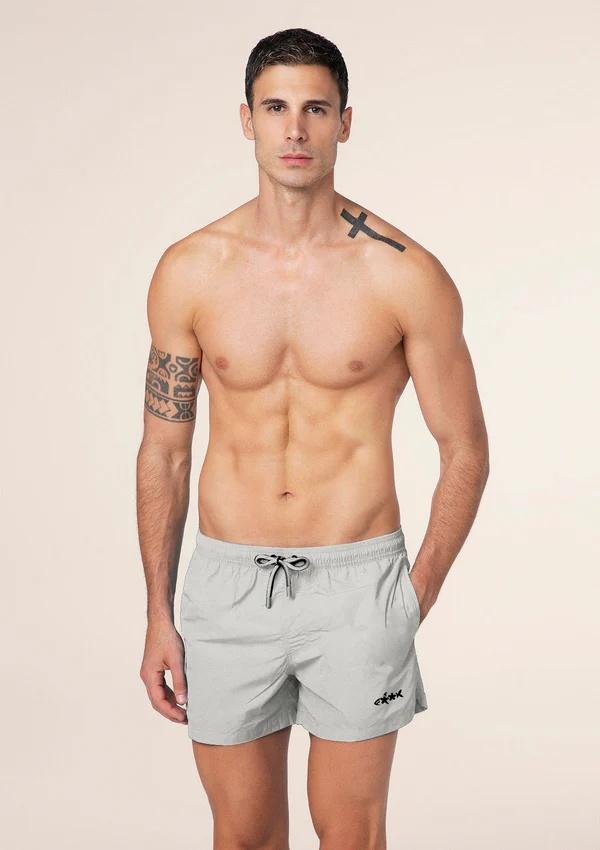 Costume da bagno stampato short fit M01BU05 LY F**K 