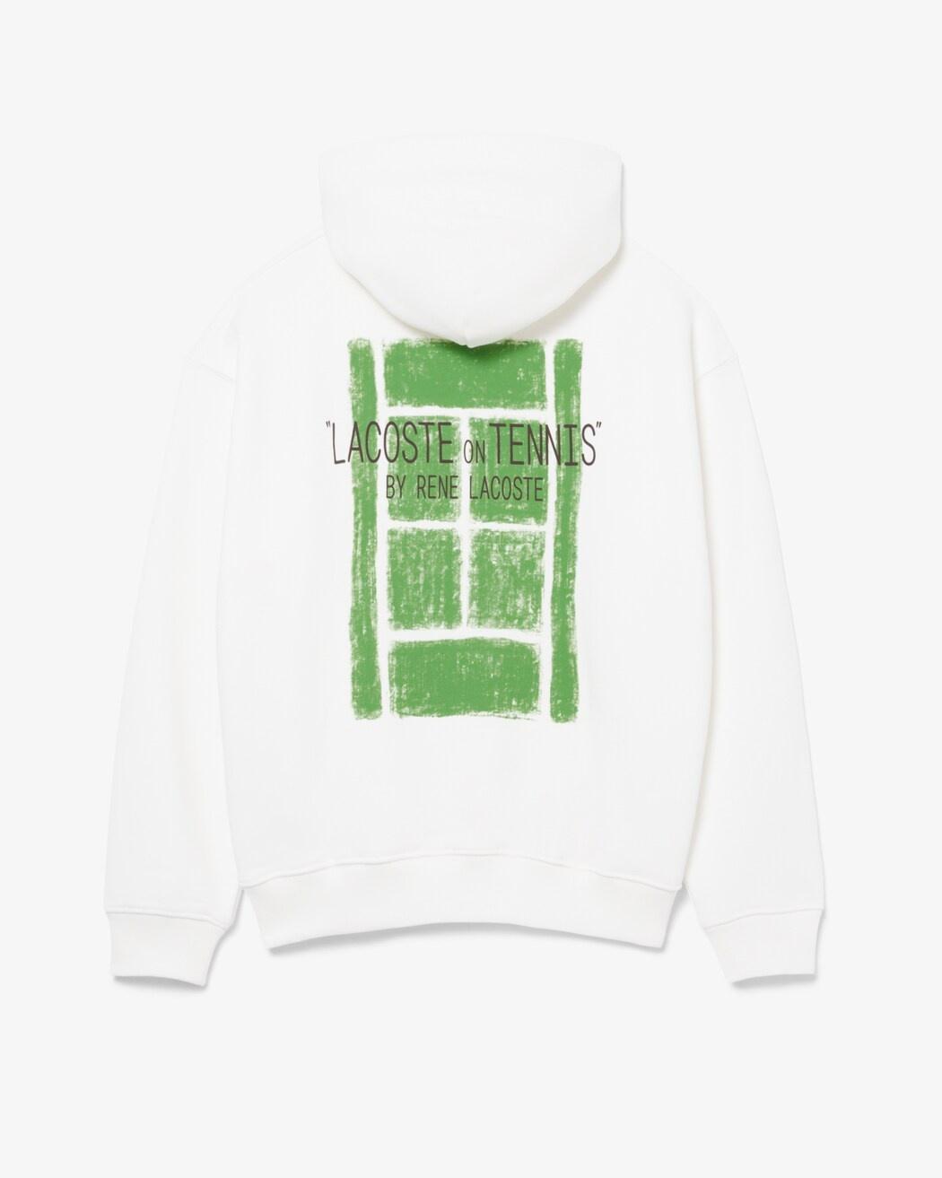 Felpa con cappuccio con stampa multipla SH2196 70V LACOSTE 