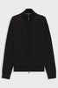 Cardigan in lana vergine con zip