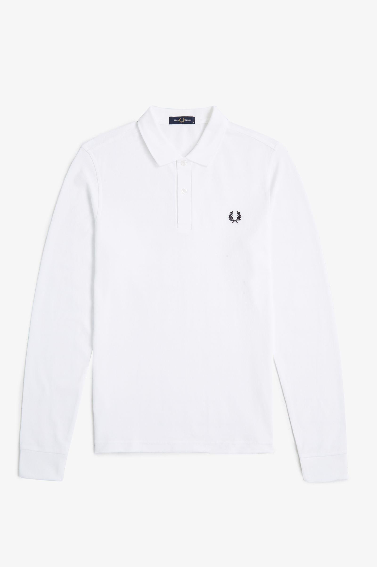 Polo a maniche lunghe M600655 100 FRED PERRY 