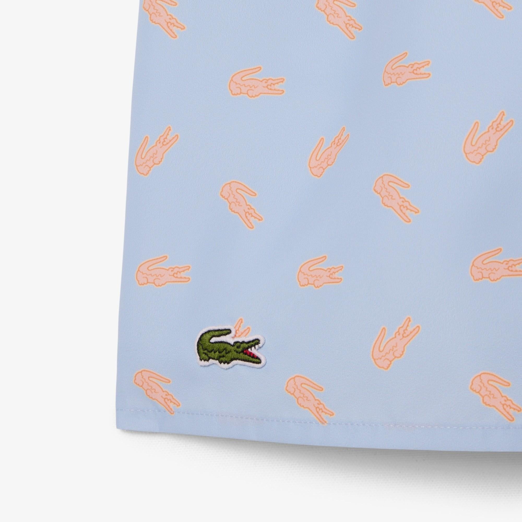 Boxer mare medi con stampa coccodrillo MH1851 HBA LACOSTE 