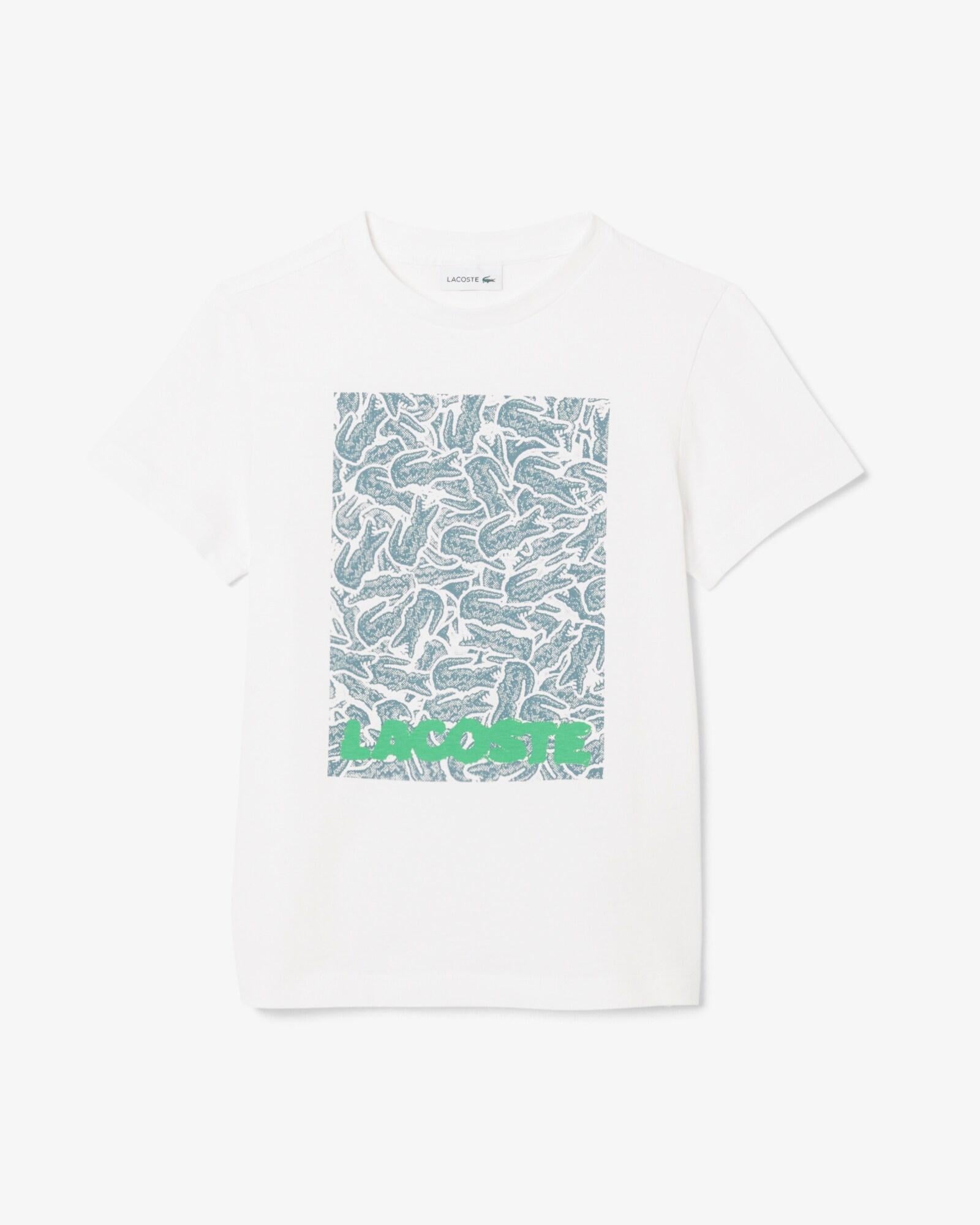 T-shirt con stampa TJ8457 001 LACOSTE 