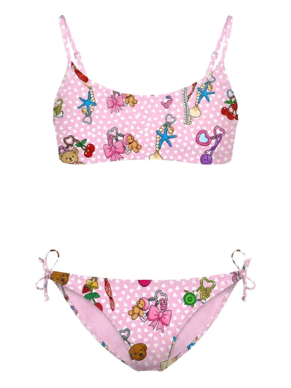 Bikini reversibile con stampa grafica JAI0004 00518L MC2 SAINT BARTH 