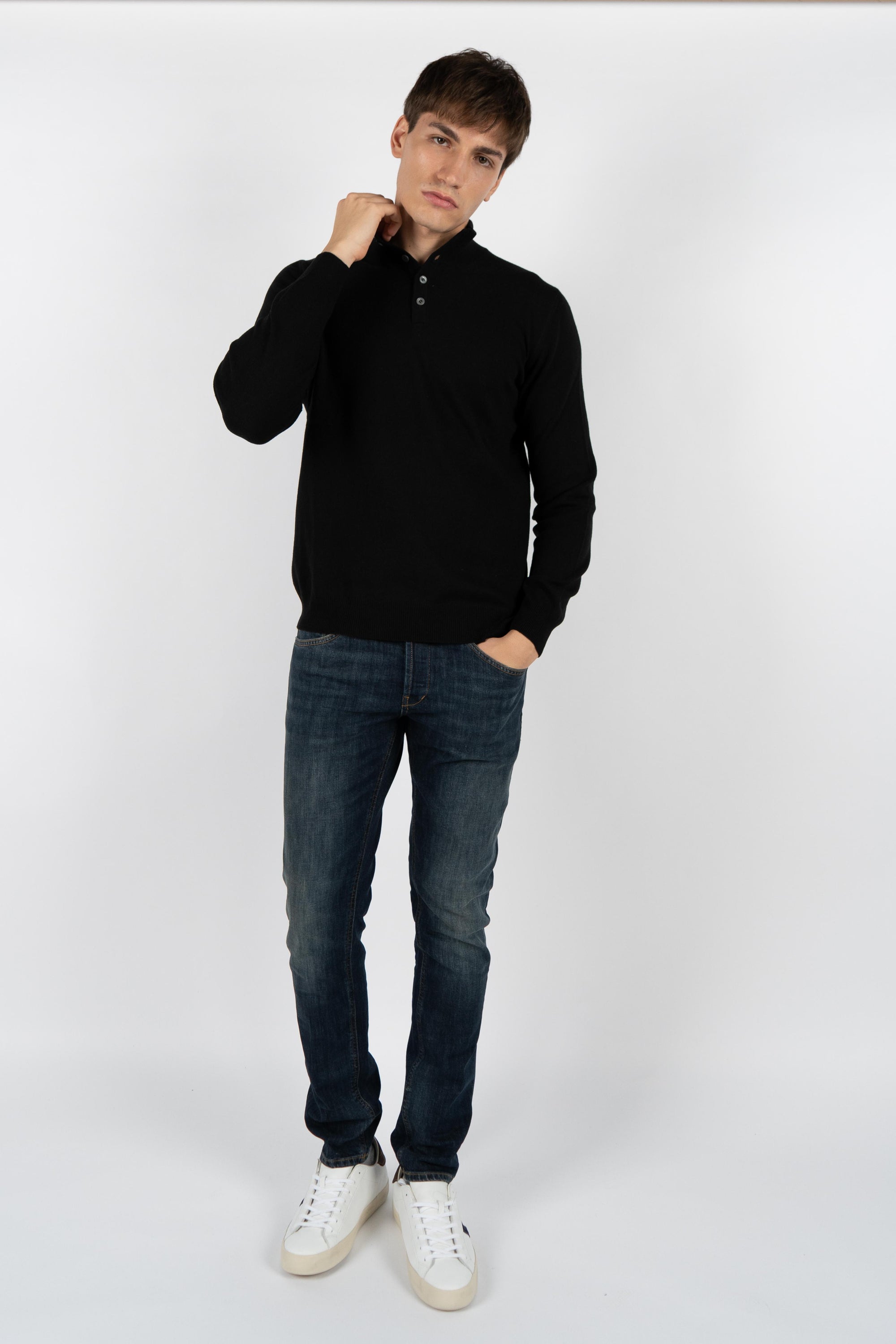 Lupetto con bottoni 55128/19690 099 GRAN SASSO 