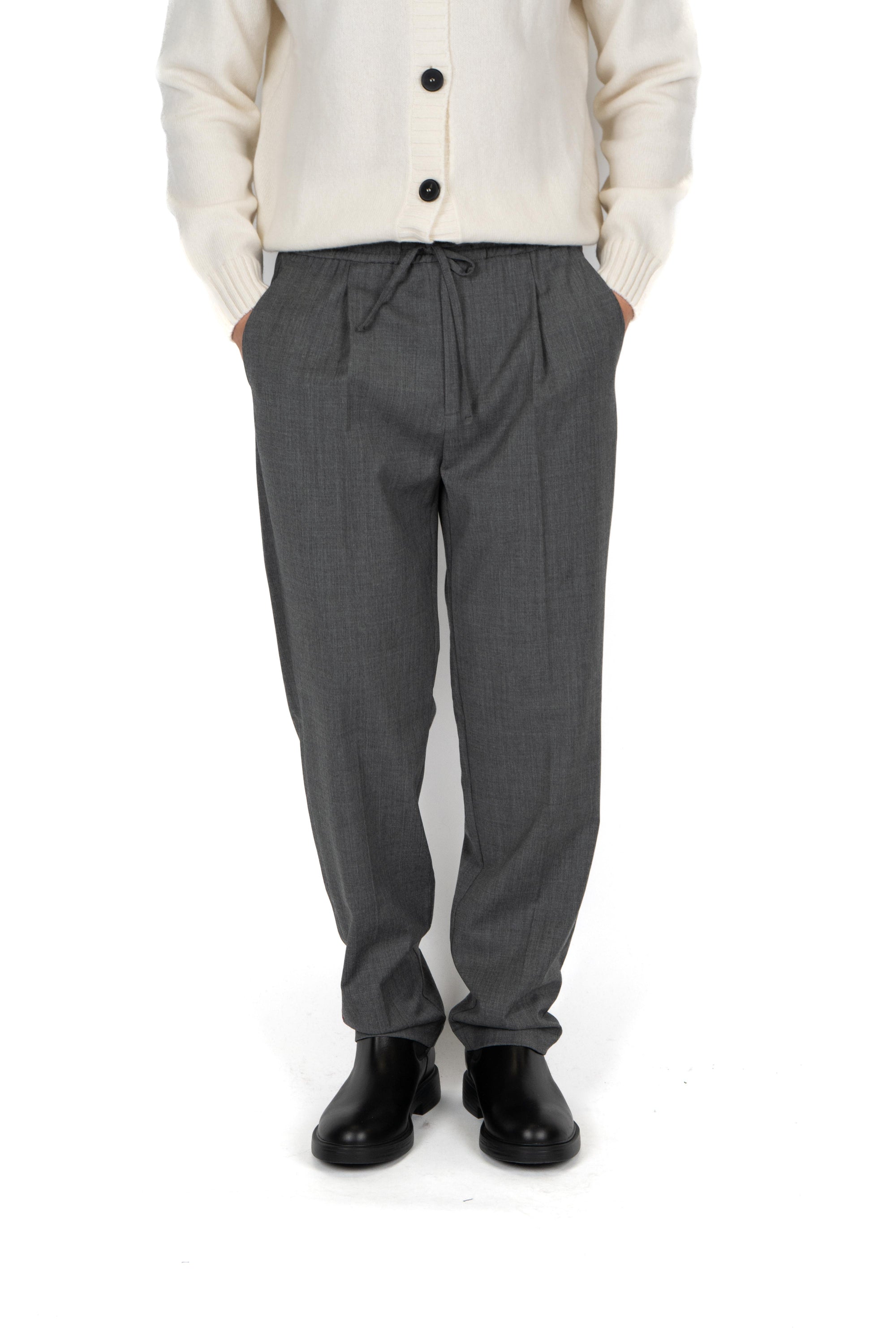 Pantalone con pinces B6F0036 FU95M AMARANTO 