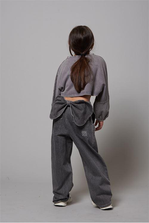 Jeans con fioccone DW6B20 916A DOUUOD 