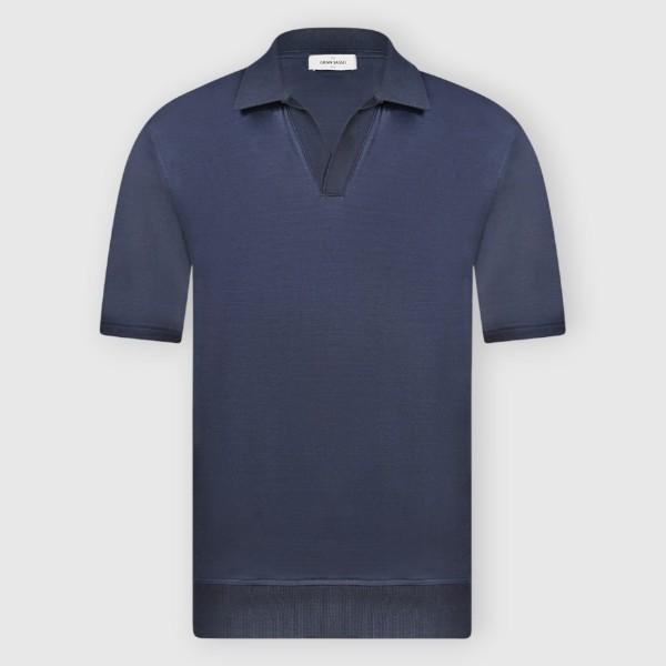Polo skipper jersey in filo di scozia 60189/74020 598 GRAN SASSO 