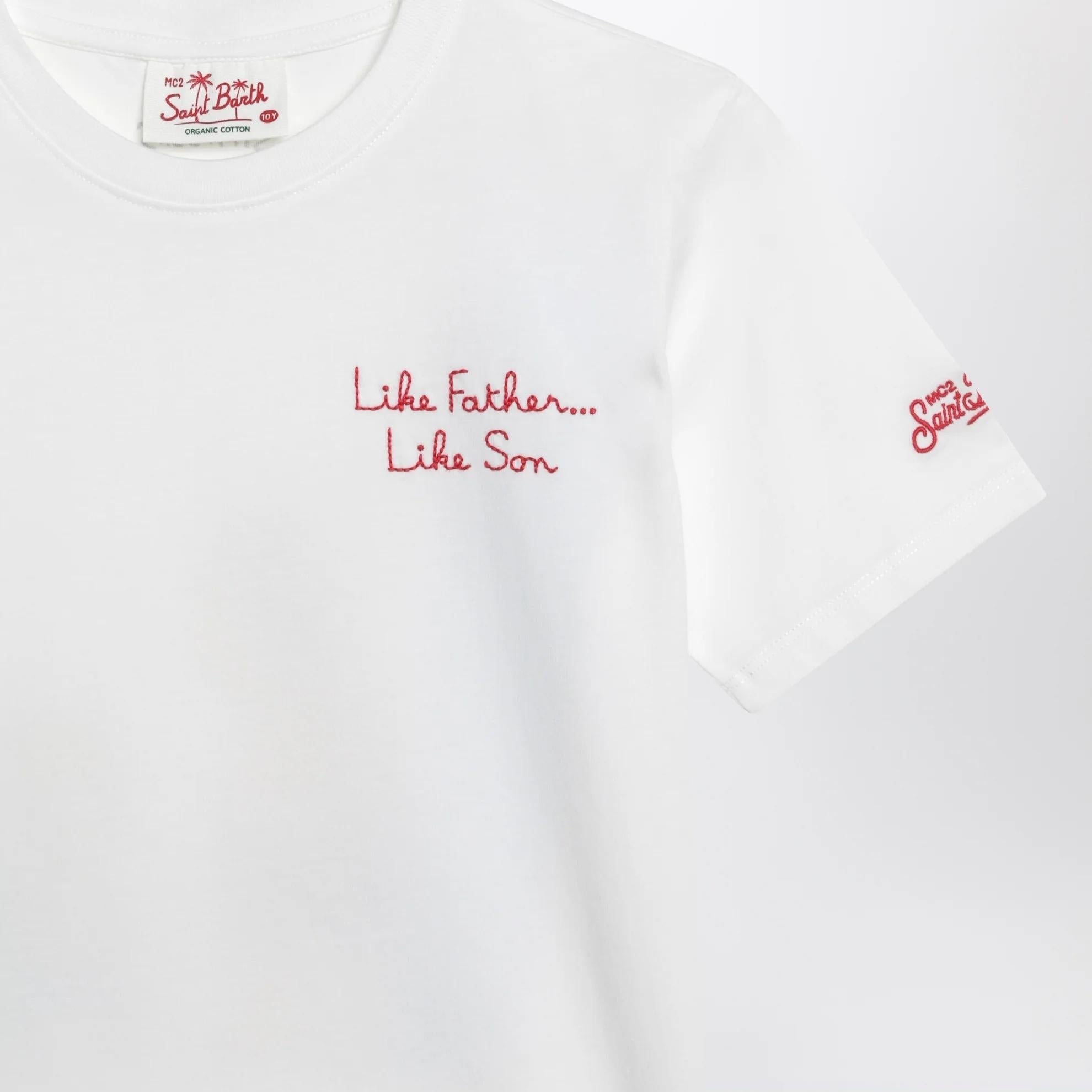 T-shirt con stampa The Simpsons Homer e Bart PRL0001 03570L MC2 SAINT BARTH 