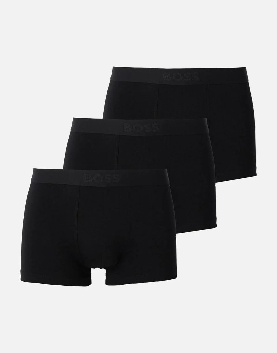Boxer corti in cotone elasticizzato in confezione da tre 50544263 002 BOSS 