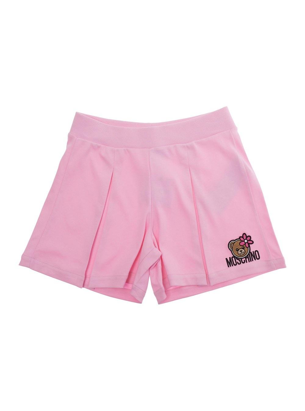 Shorts con tasche frontali HDQ01ZLAA43 51473A MOSCHINO KID 