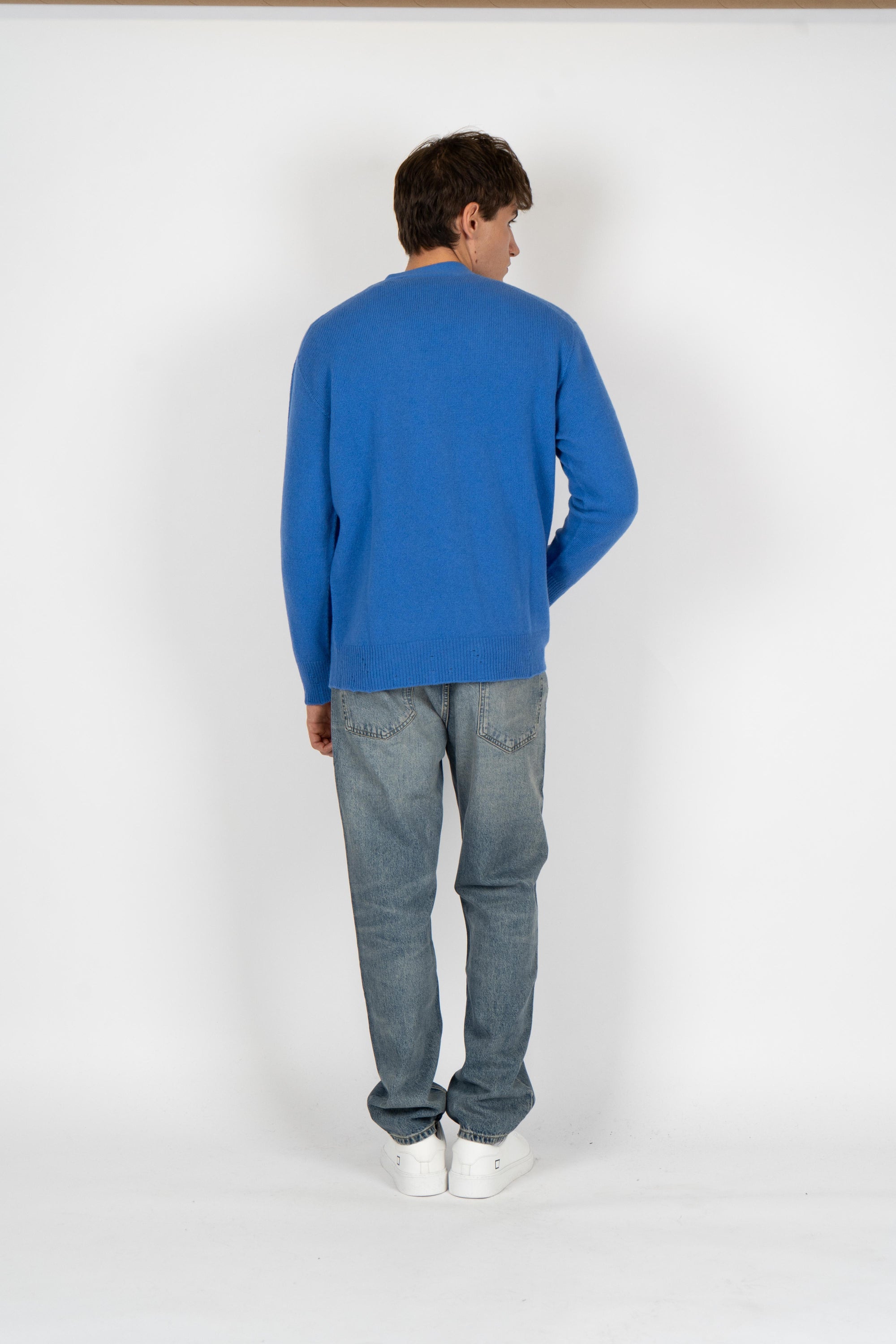 Cardigan con scollo a V B9F0116 FU86M AMARANTO 