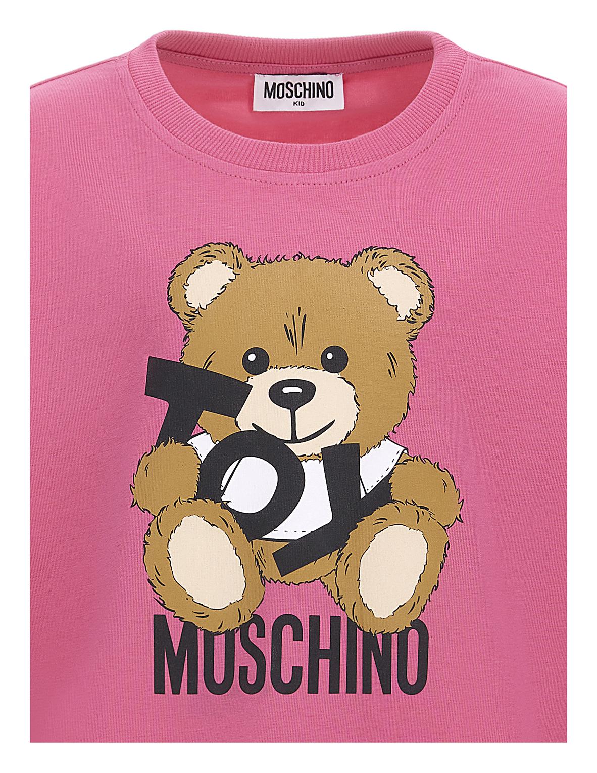 T-shirt con stampa Teddy Bear HDM06OLBA00 50533A MOSCHINO KID 