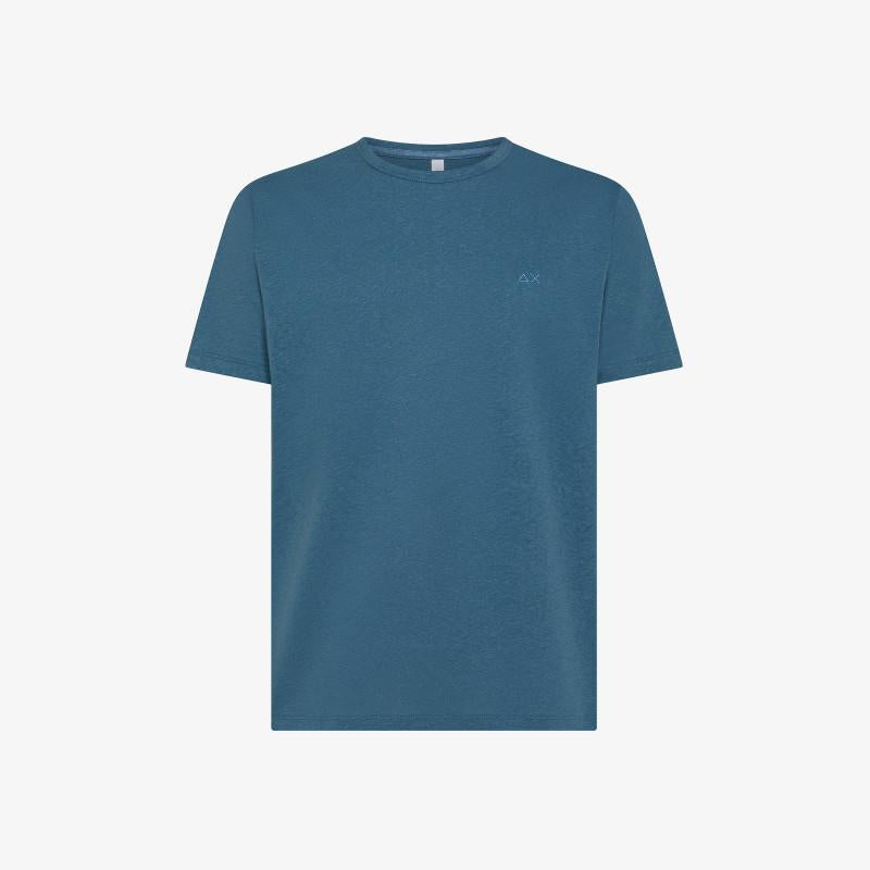 T-shirt in lino T35132 80 SUN68 